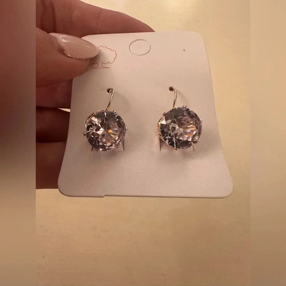 NWT Rhinestone earrings - Picture 2 of 2